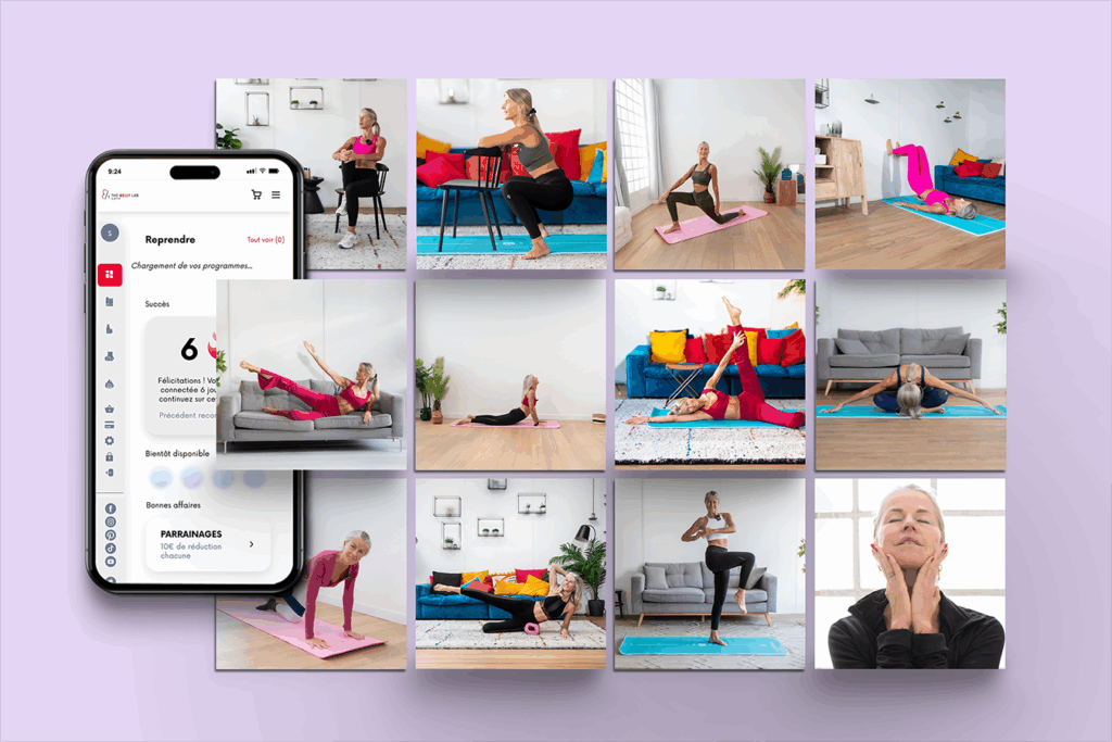 Catalogues de video belly premium depuis le smartphone